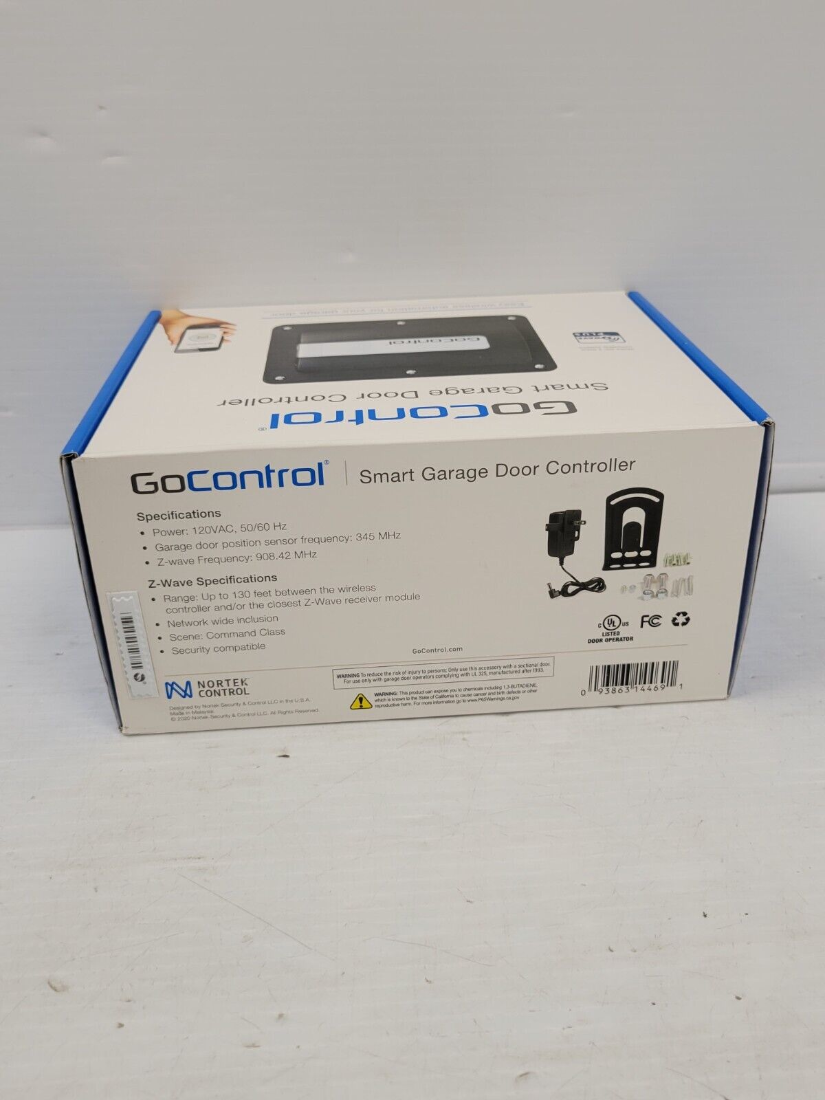 (57730-4) Go Control GD002-8-GC Smart Garage Door Controller