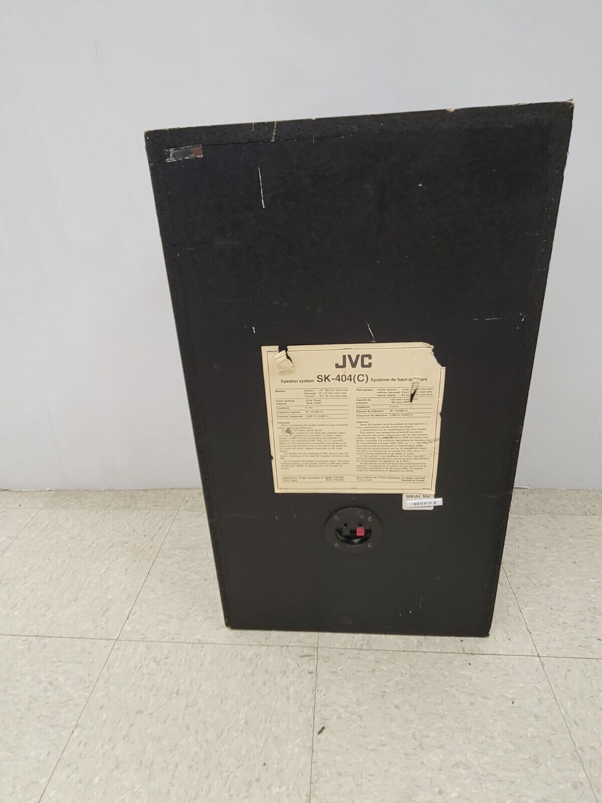 (56920-3) JVC SK-404C Vintage 82-84 Pair Speakers