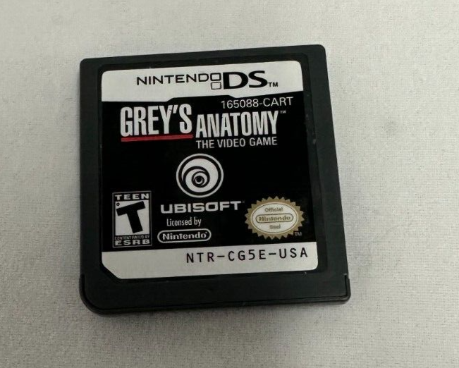 (LUP) Grey's Anatomy: The Video Game (Nintendo DS, 2009) CARTRIDGE ONLY