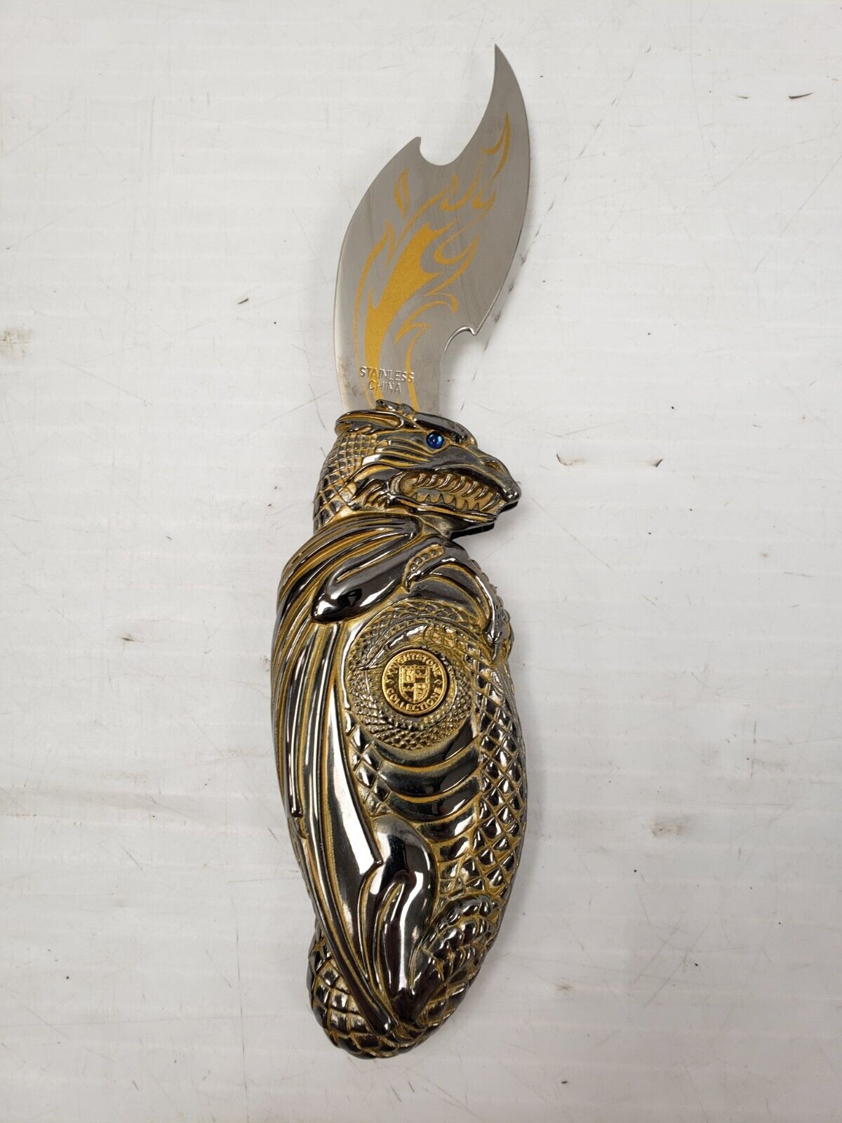 (I-35844) Franklin Mint The Siren Of The Sand Knightstone Collection Knife