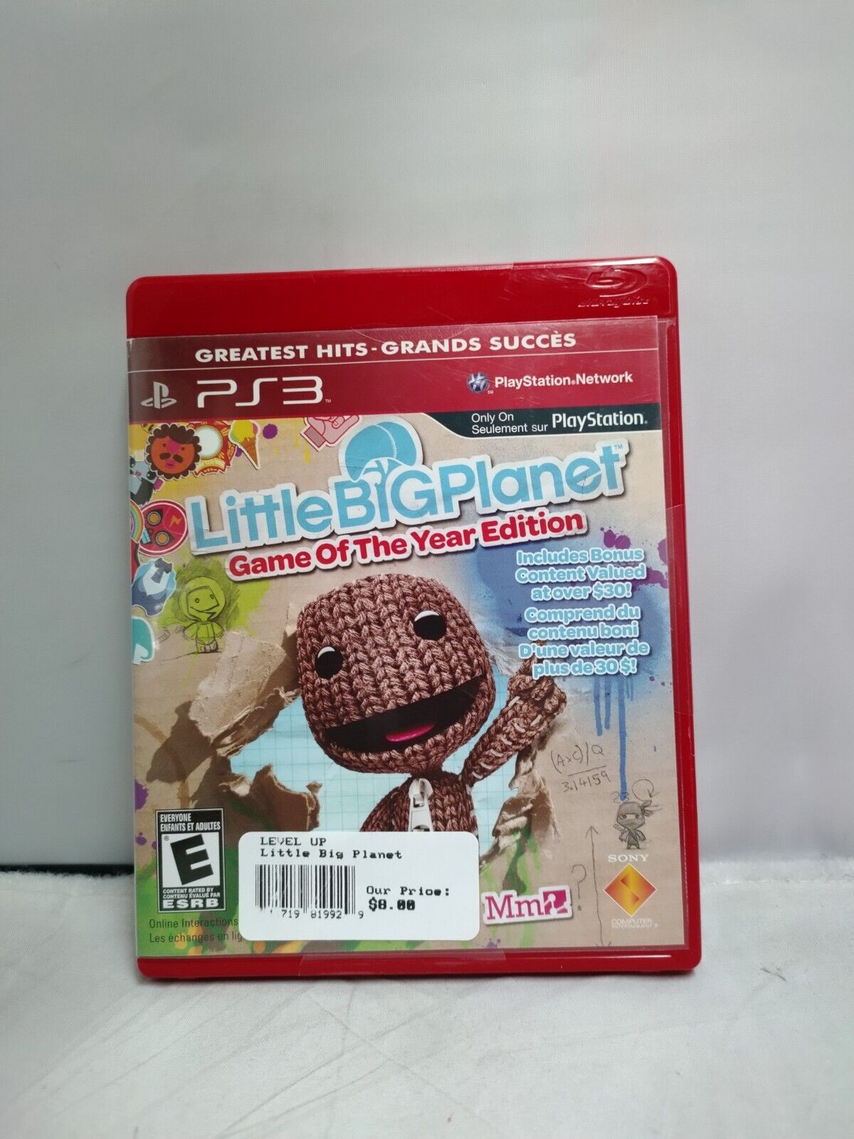 (LUP) LittleBigPlanet -- Game of the year edition(Sony PlayStation 3, 2008)