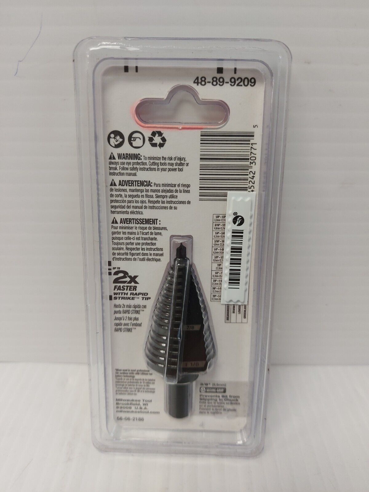 (N86468-2) Milwaukee 48-89-9209 Drill Bit