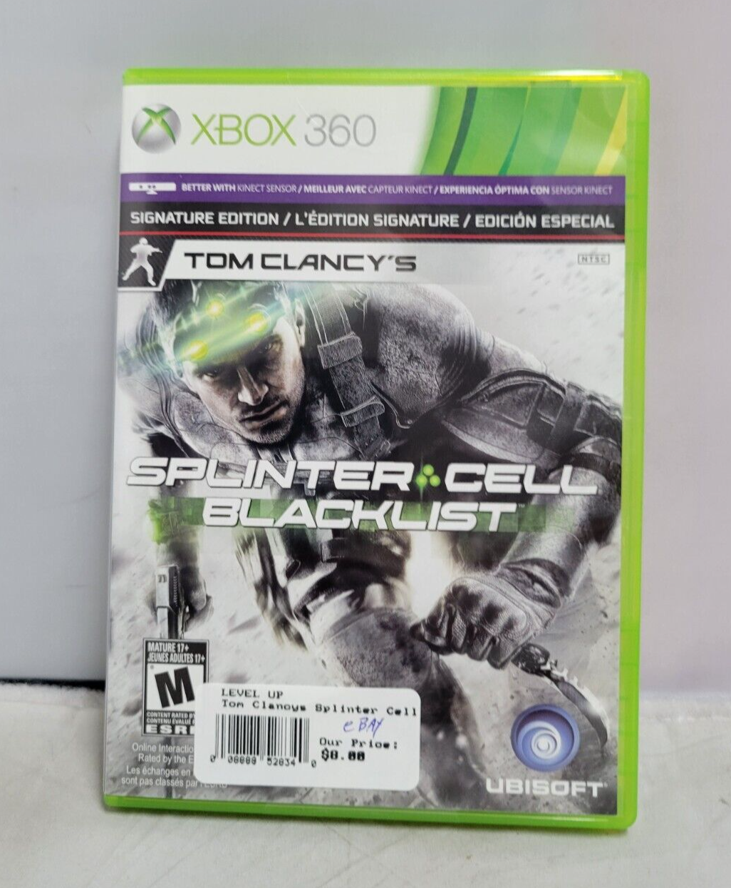 (LUP) Tom Clancy's Splinter Cell: Blacklist (Microsoft Xbox 360, 2013)