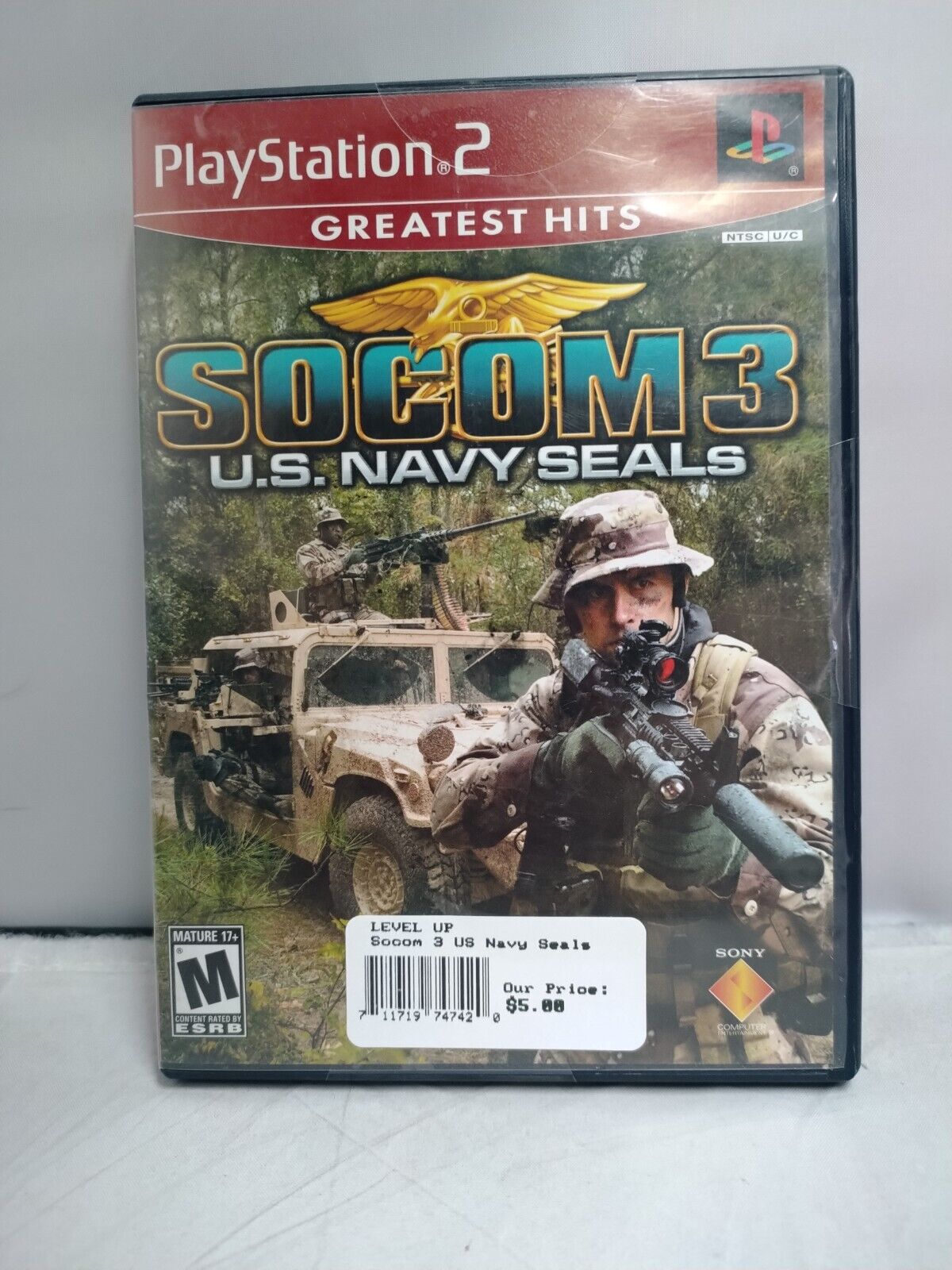 (LUP)SOCOM 3: U.S. Navy SEALs (Sony PlayStation 2, 2005)