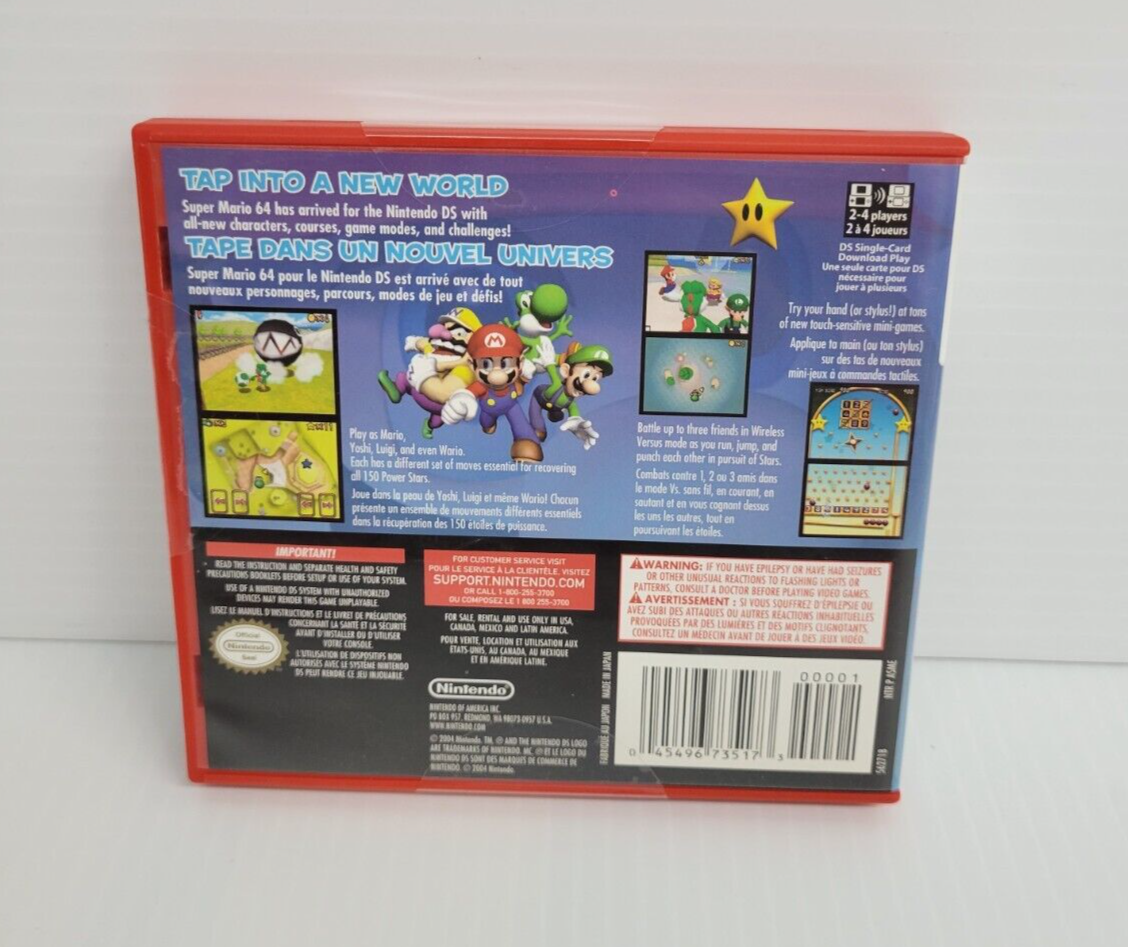 (LUP) Super Mario 64 DS (Nintendo DS, 2004)