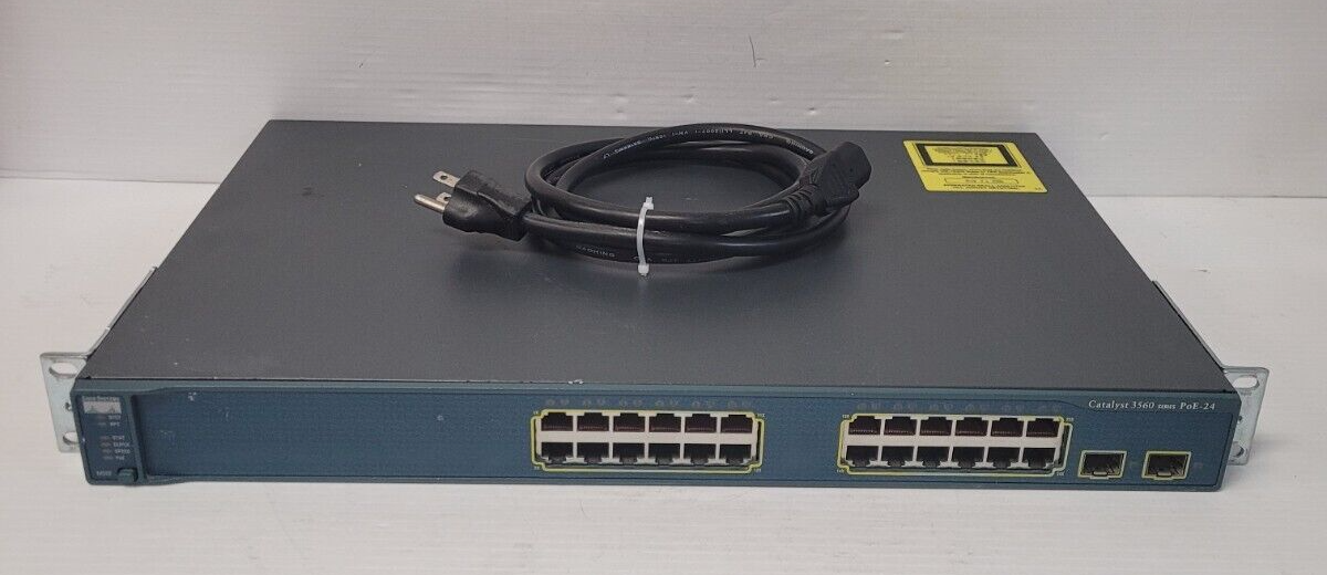 (N14456-1) Cisco WS-C3560-24PS-S Catalyst System 3560 Series PoE -24