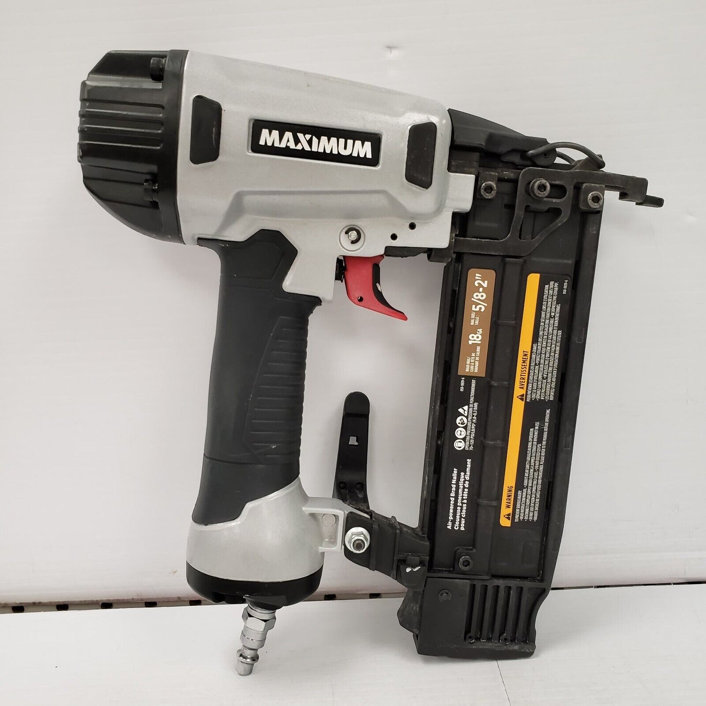 (56237-13) Maximum 058-9839-6 Air Brad Nailer