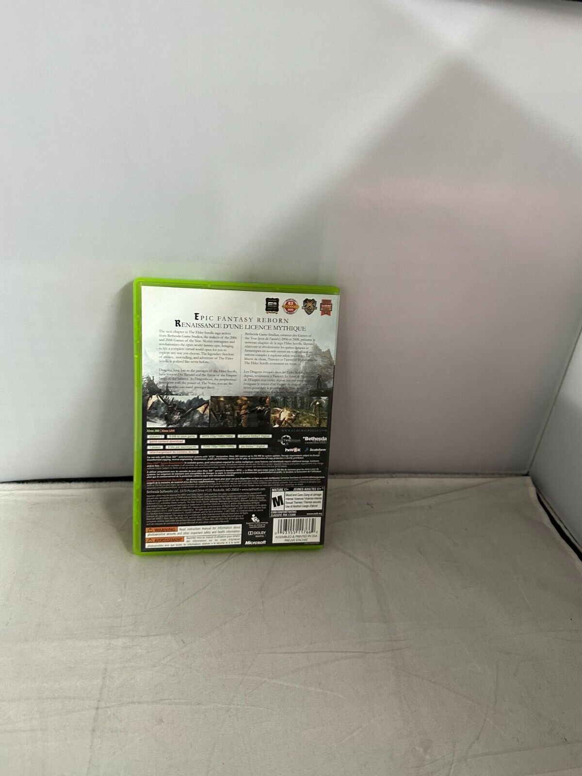 (LUP) The Elder Scrolls V: Skyrim (Microsoft Xbox 360, 2011)