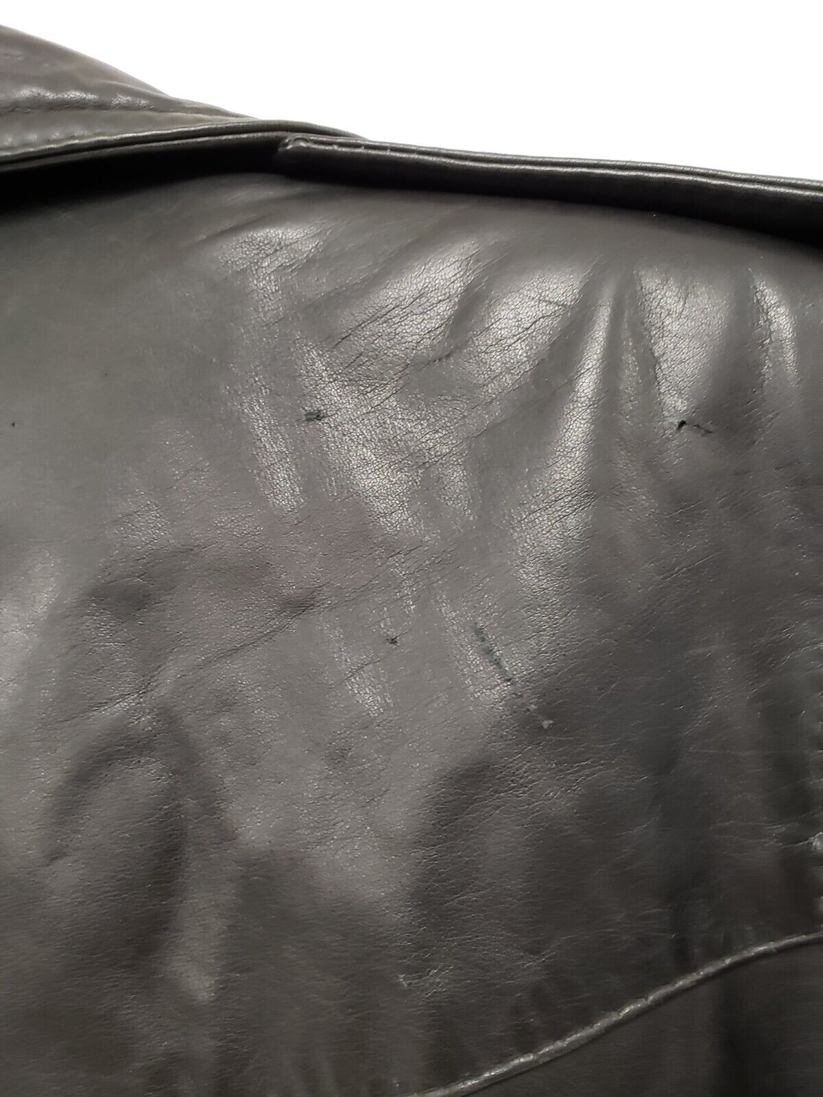 (38990-1) Harley Davidson Leather Jacket -Size Small