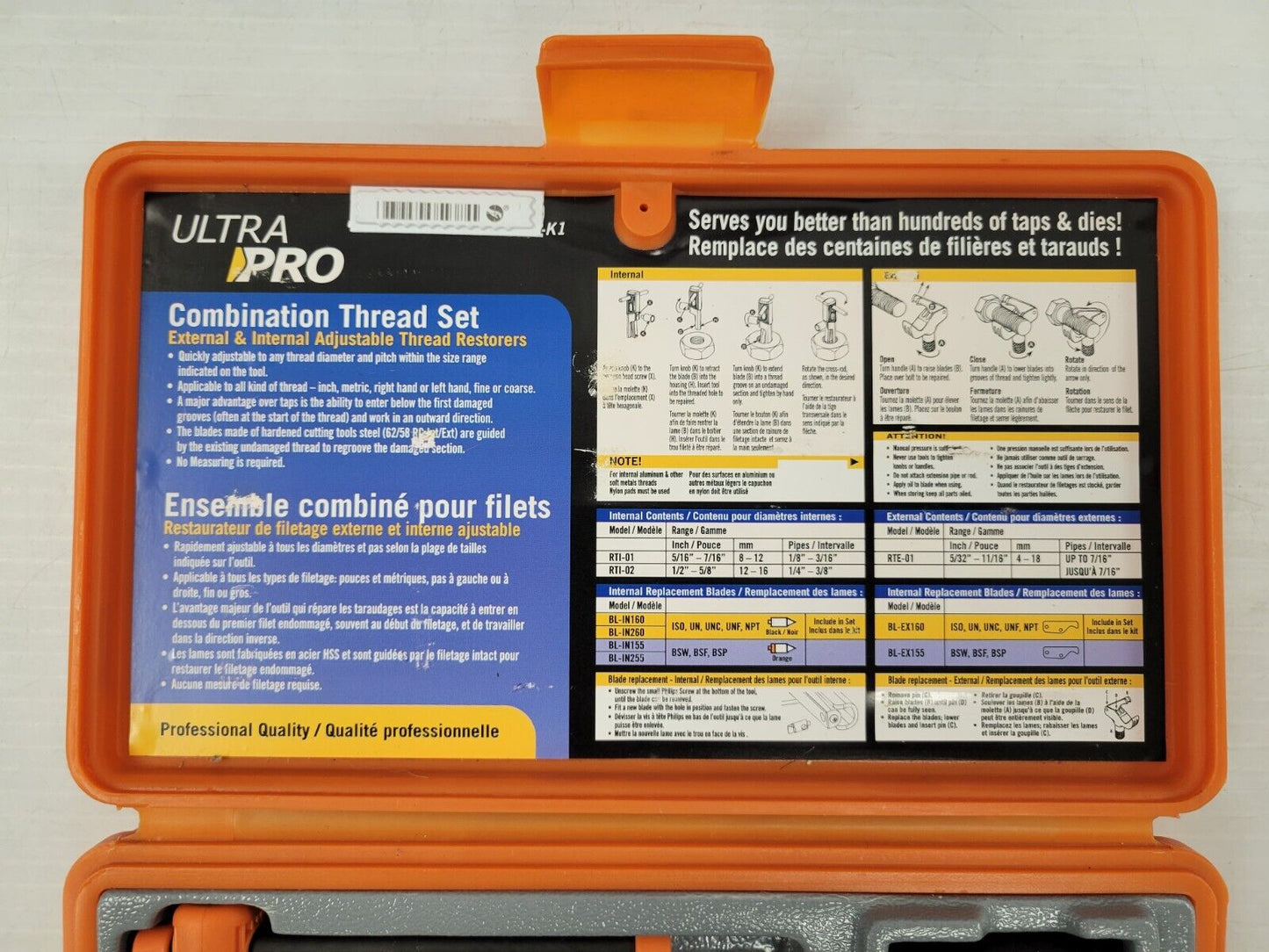 (49788-6) Ultra Pro RTC-K1 Combination Thread Set