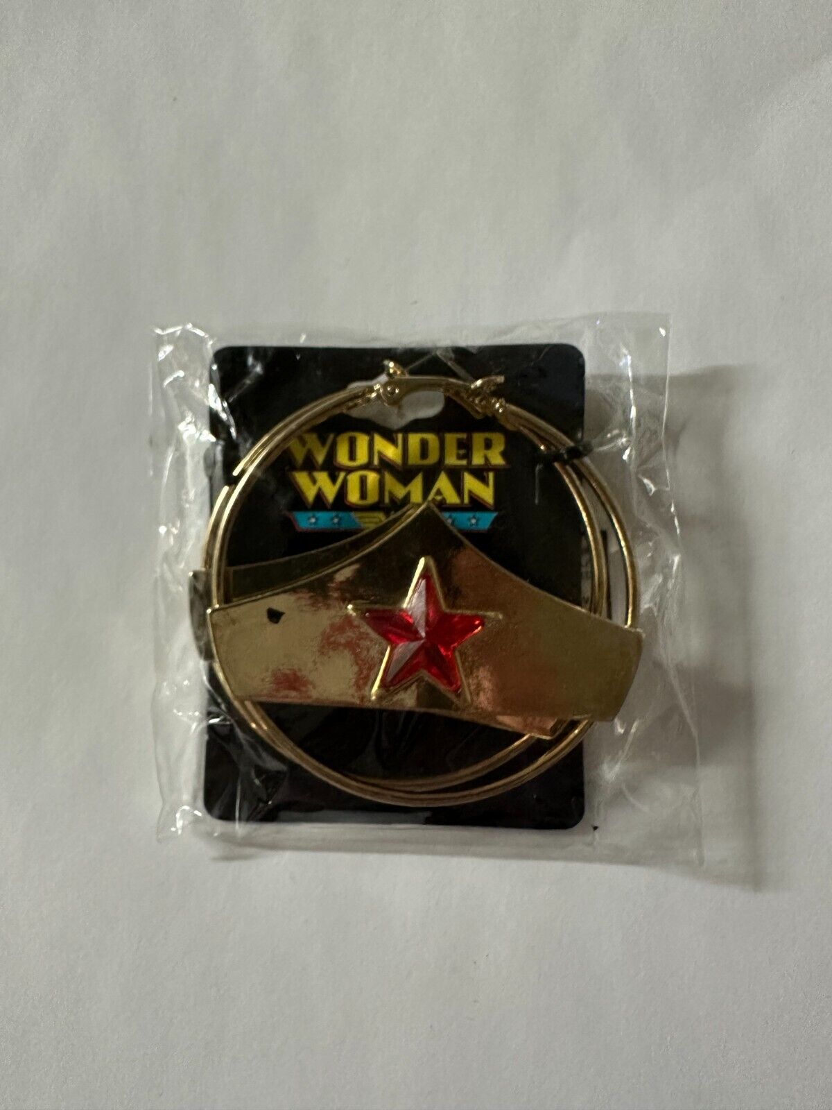 (LUP) Wonder Woman Hoop Earrings