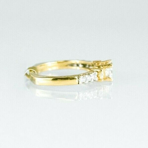 (I-1504-249) 14k gold multistone diamond ring