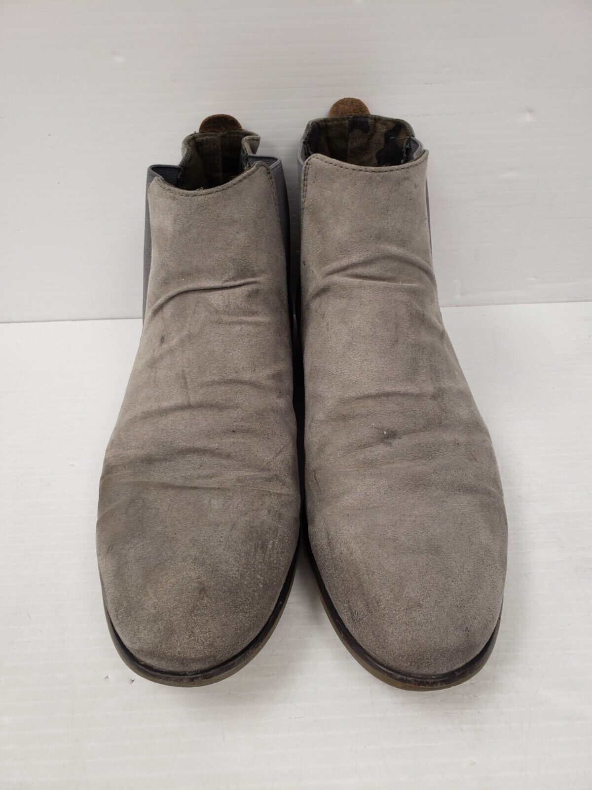 (22523-1) Call It Spring Suede Boots - Size 8