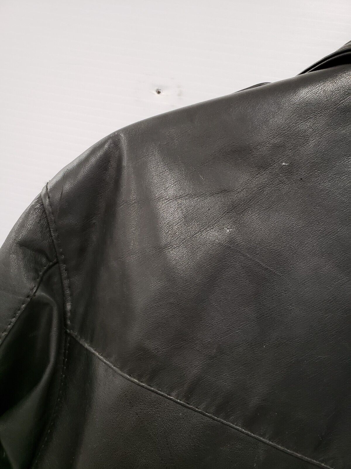 (38990-1) Harley Davidson Leather Jacket -Size Small