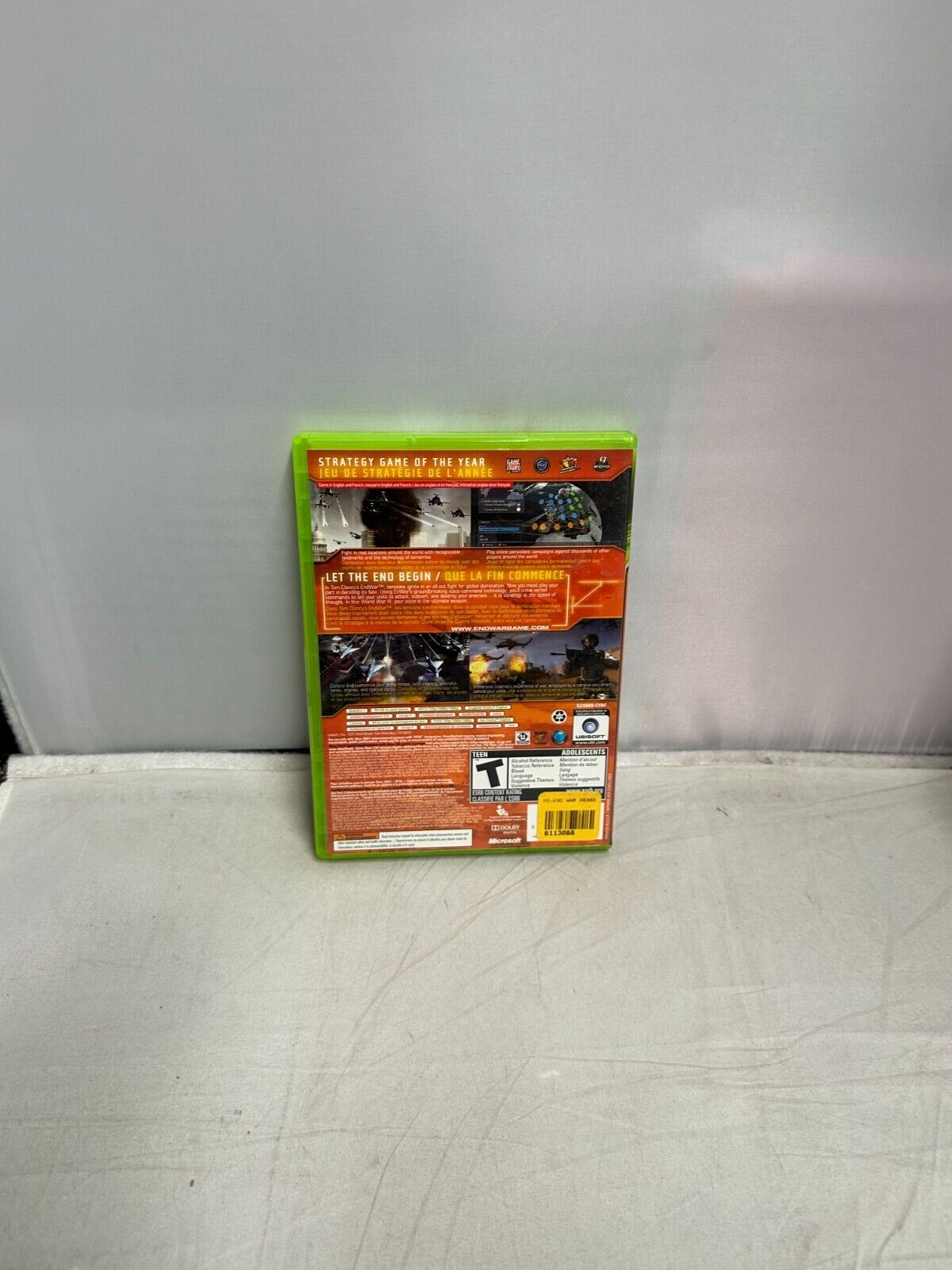 (LUP) Tom Clancy's EndWar (Microsoft Xbox 360, 2008)