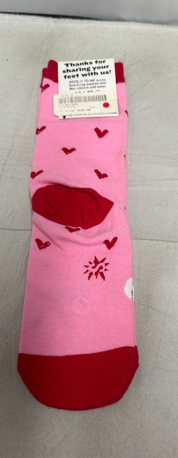 (LUP) Women's Love Bunny Crew Sock- Sock it To Me