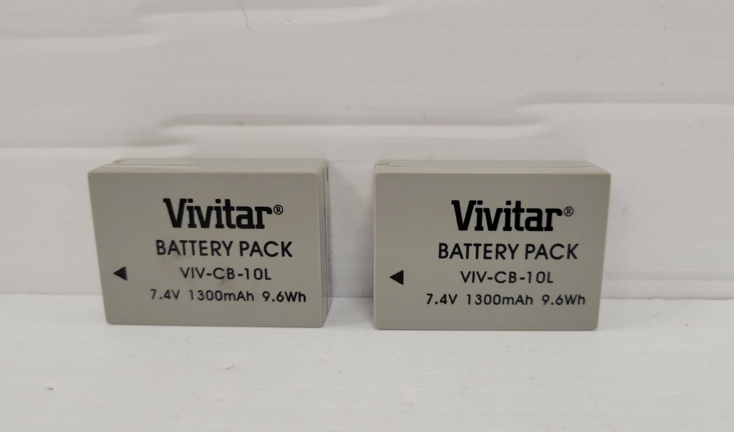 (I-35977) Vivitar Two Batteries and Charger for Canon NB-10L