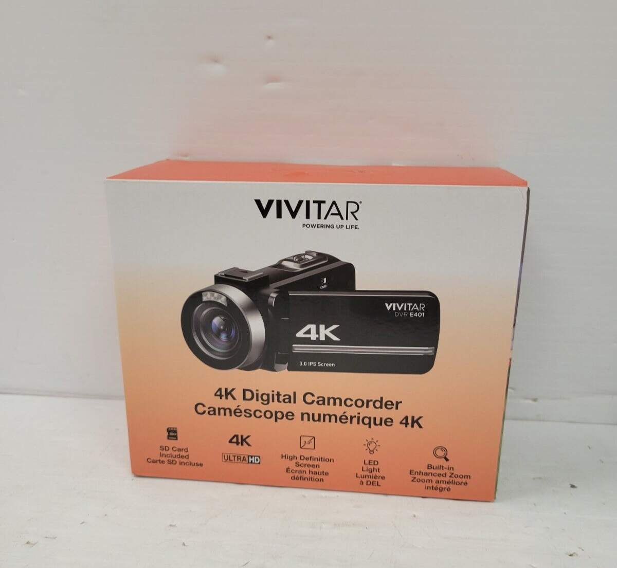 (67838-1) Vivitar DVR E401 Camcorder