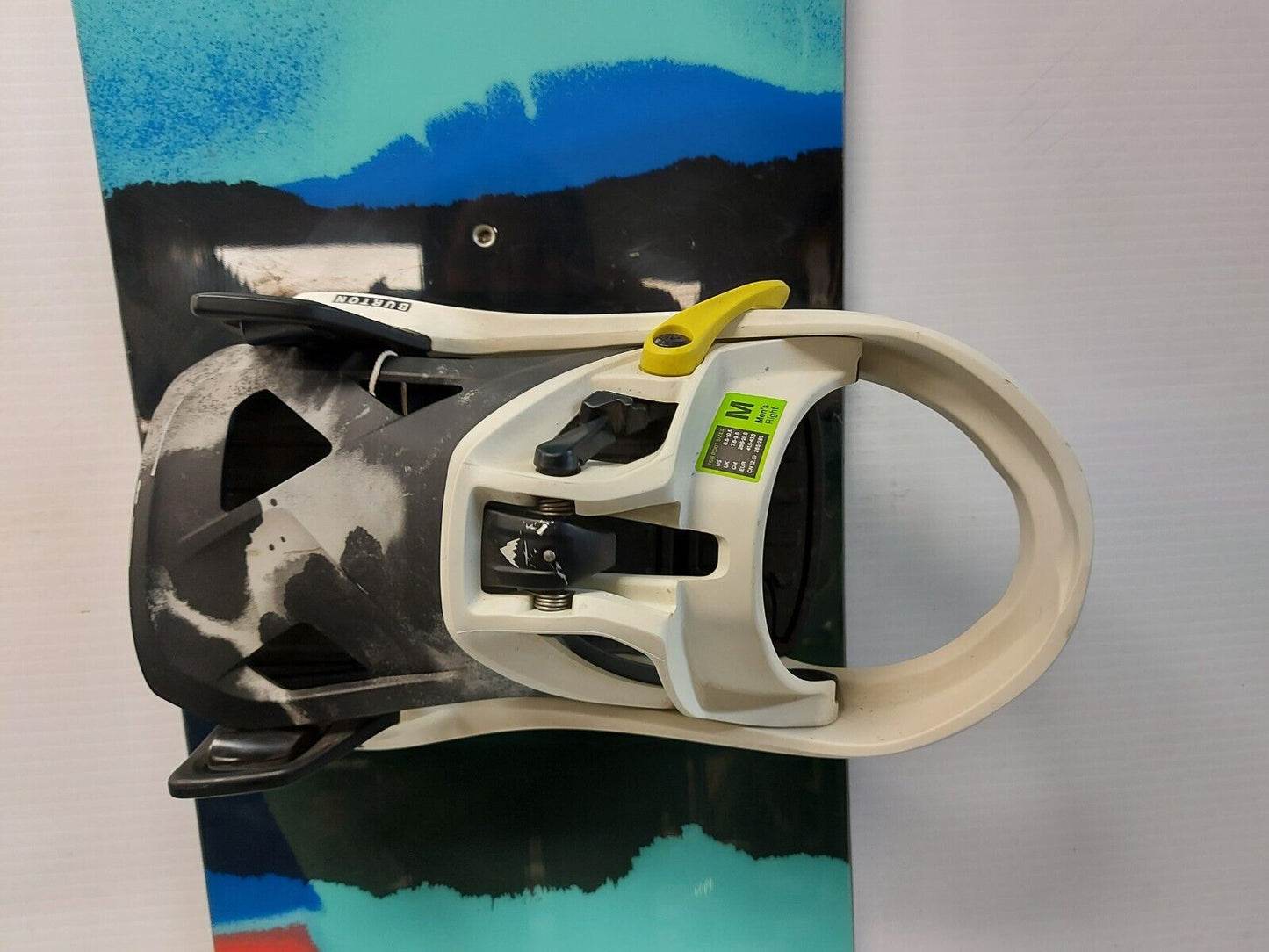 (N82184-1) Burton Process Snowboard with Step On Burton Bindings