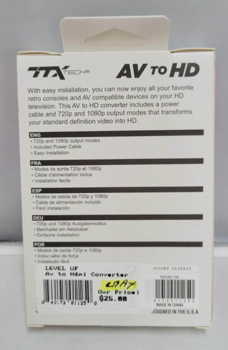 (LUP) TTX Tech AV TO HD Converter