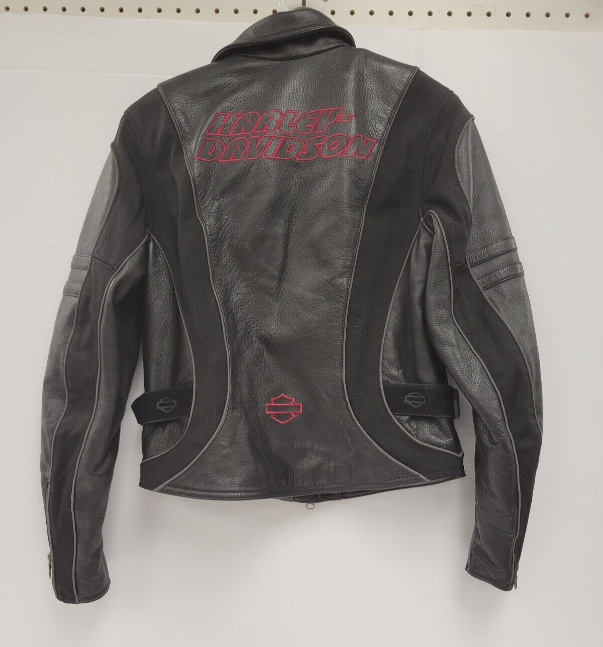 (63680-3) Harley Davidson Women's Leather Jacket - Size S