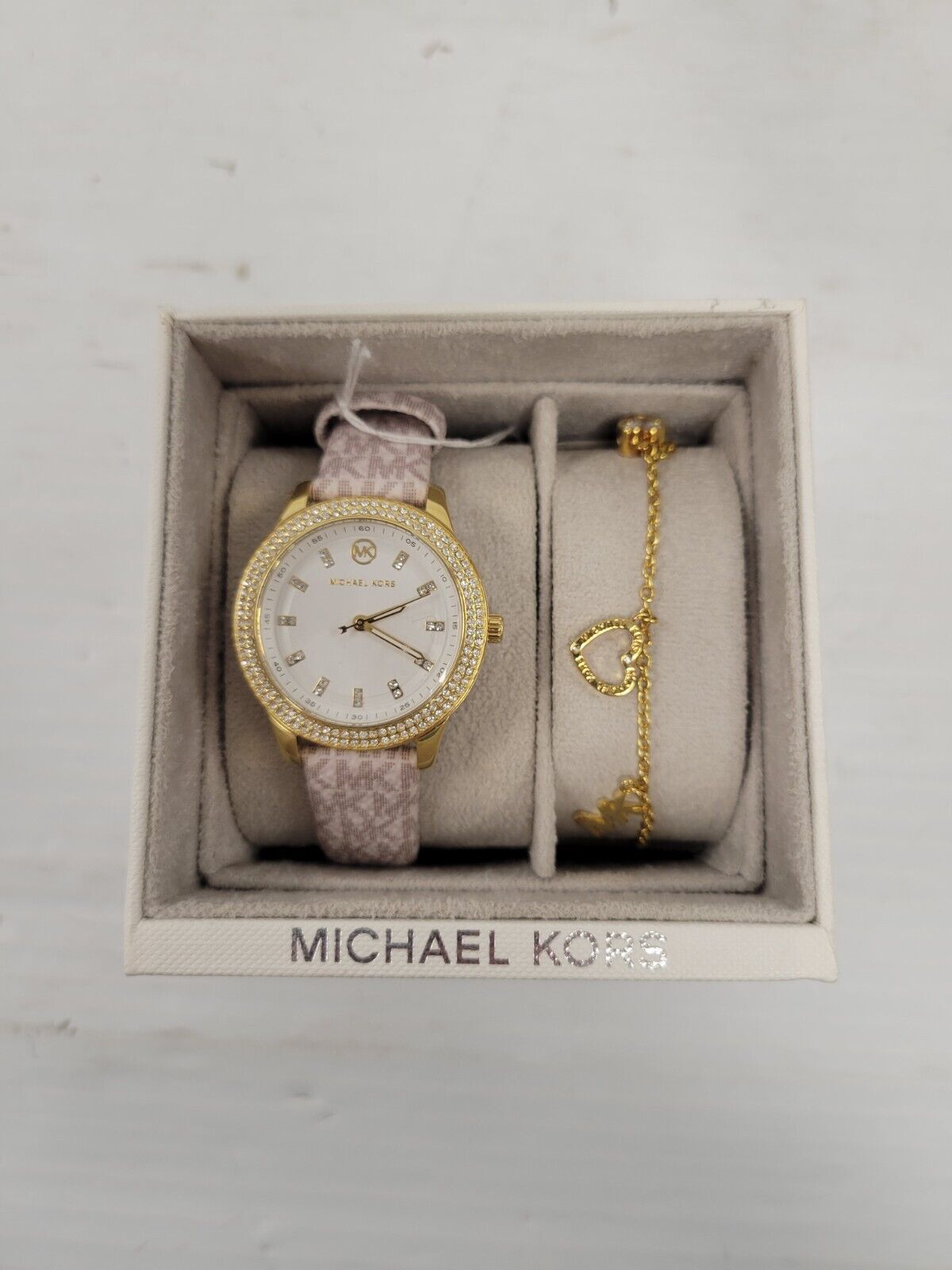 (57655-2) Michael Kors Watch & Bracelet Set