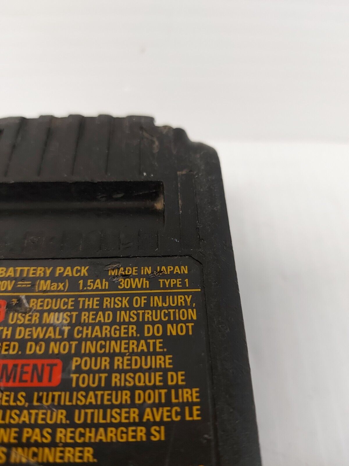 (NI-22071) Dewalt DCB201 1.5Ah Battery