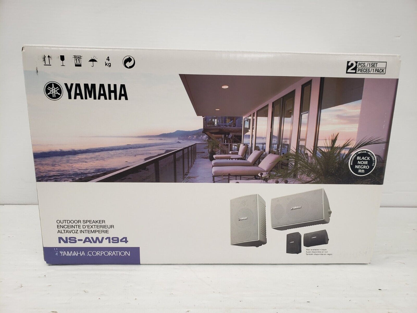 (66919-2) Yamaha NS-AW194 Outdoor Speakers