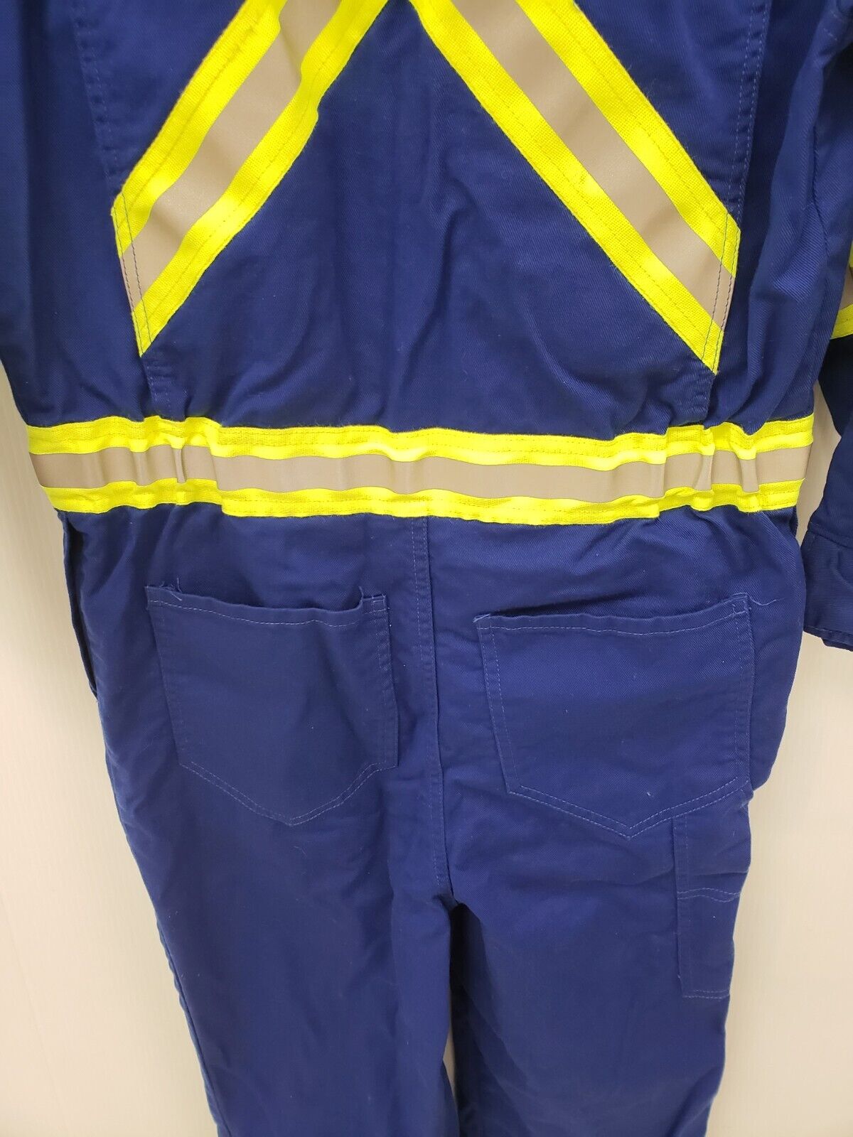 (61450-1) Burtex High Visibility Work Coveralls/Jumpsuit - Size 36R