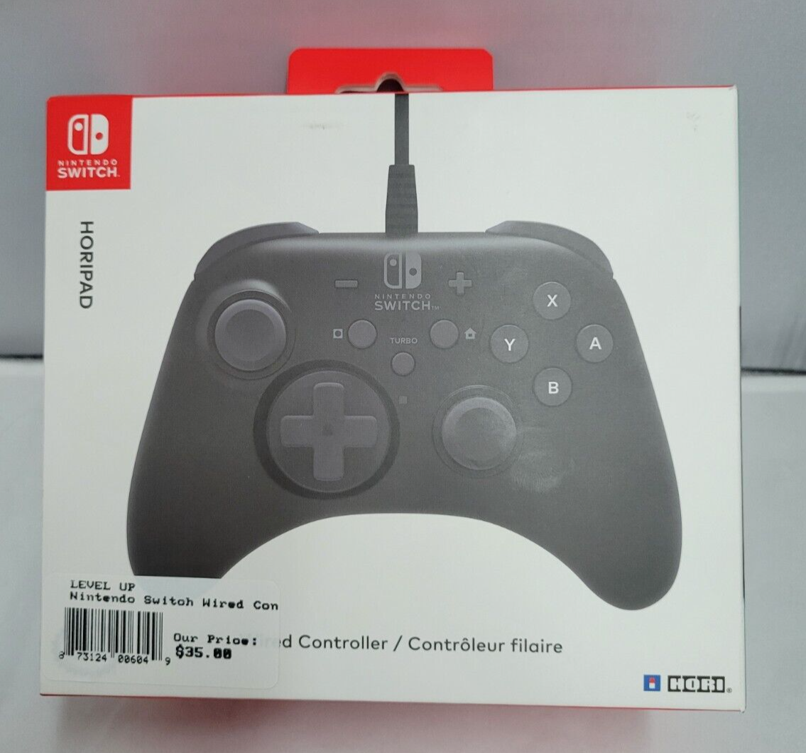 (LUP) Nintendo Switch Wired Controller - Black