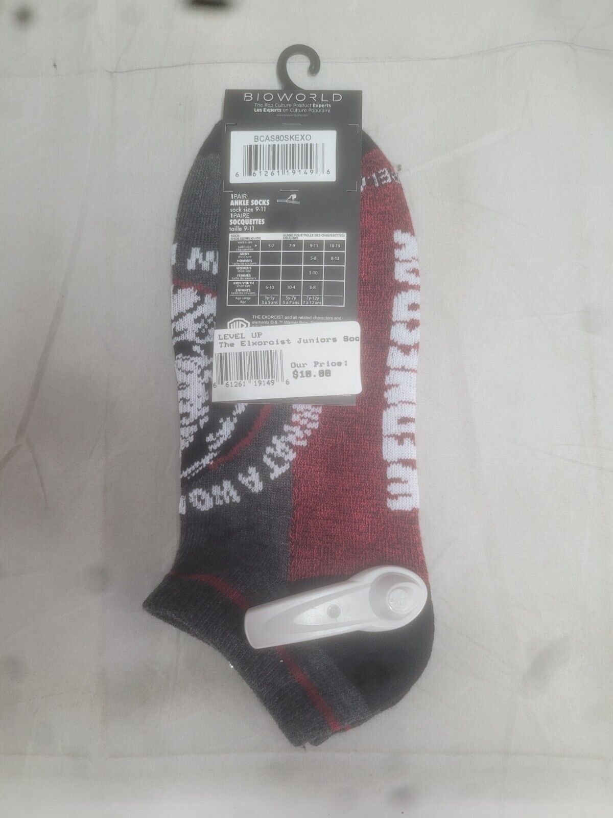 Bioworld the Exorcist juniors ankle socks