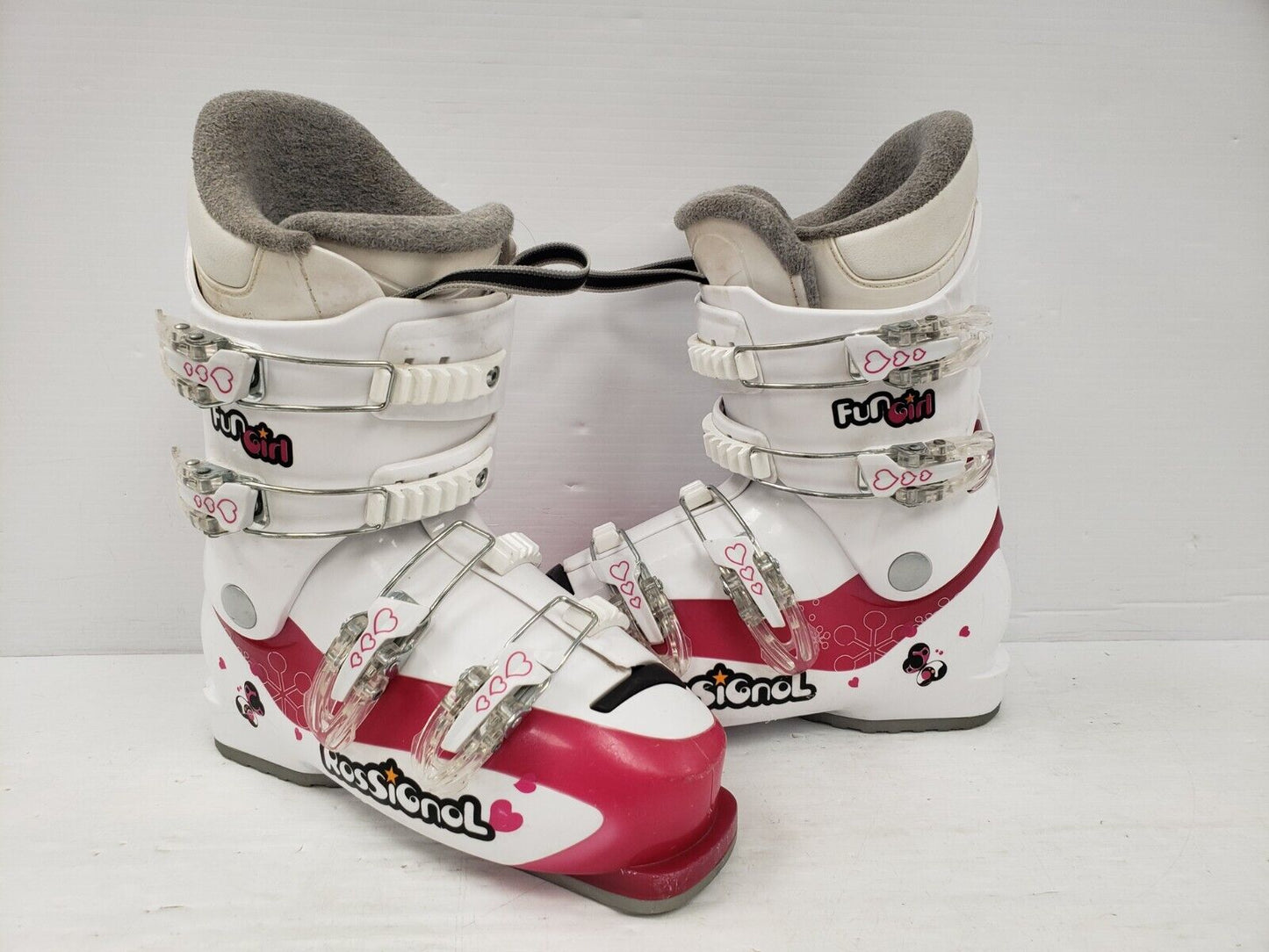 (56476-1) Rosignol Fun Girl Ski Boots - Size 23 - 23.5