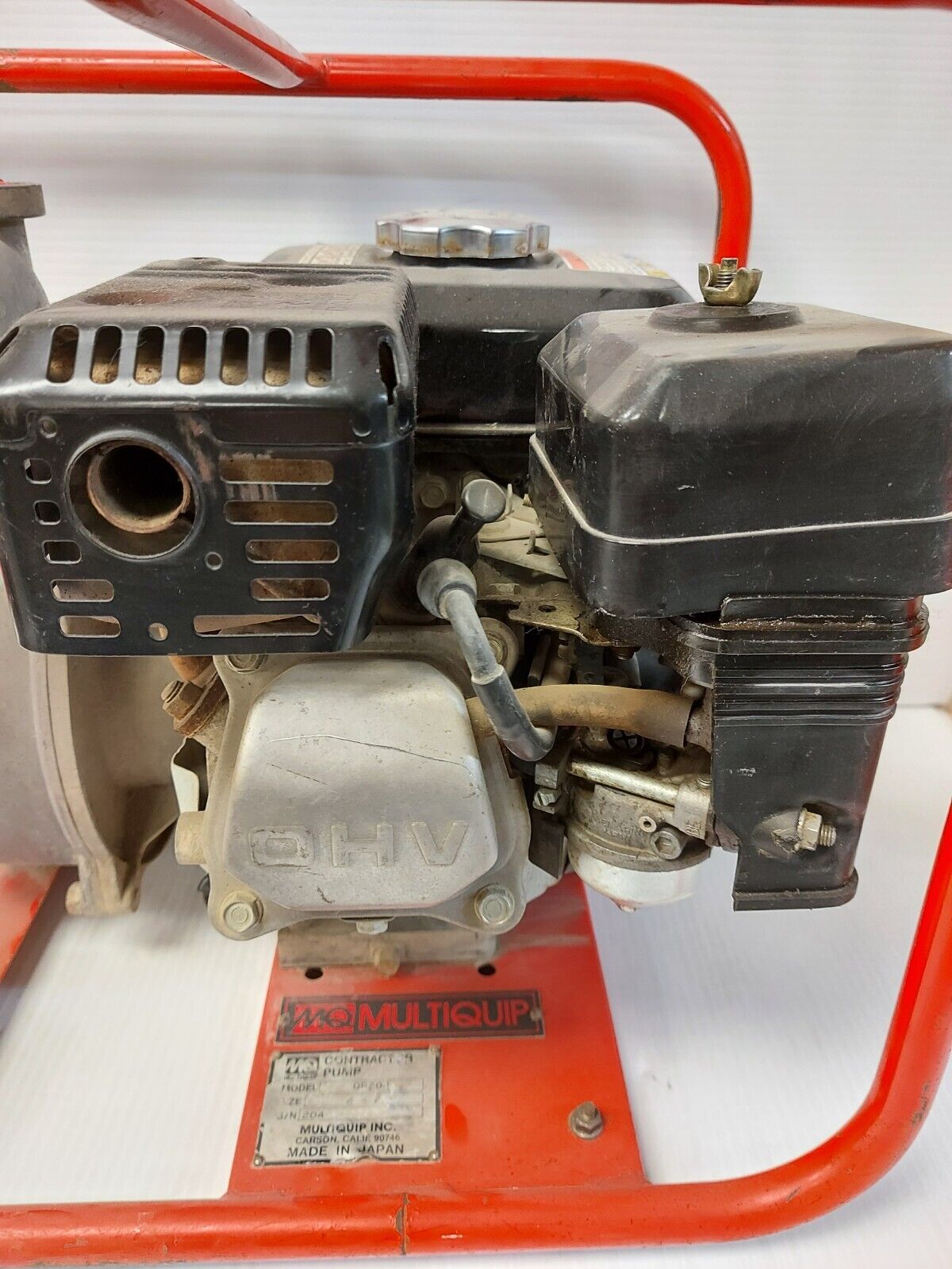 (NI-2677) Mulitquip QP204 Water Pump ** FOR PARTS**