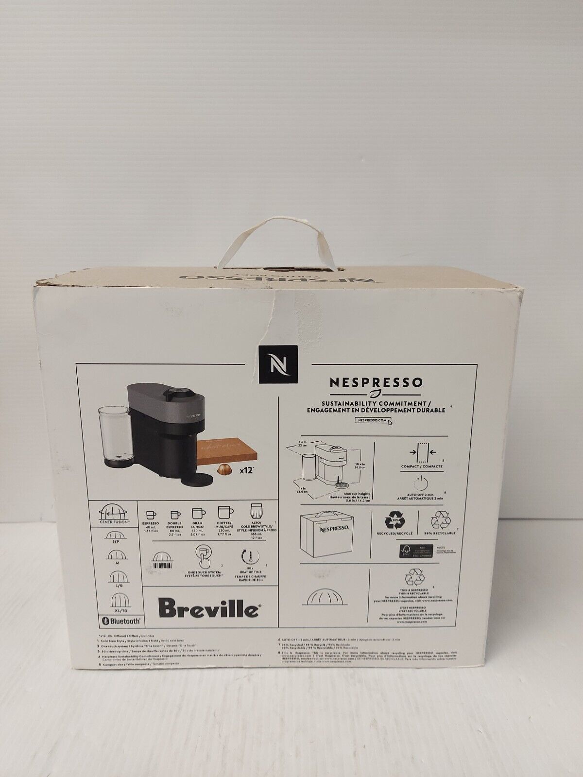 (N86452-1) Breville BNV121DGR1BUC1 Vertuo Pop+