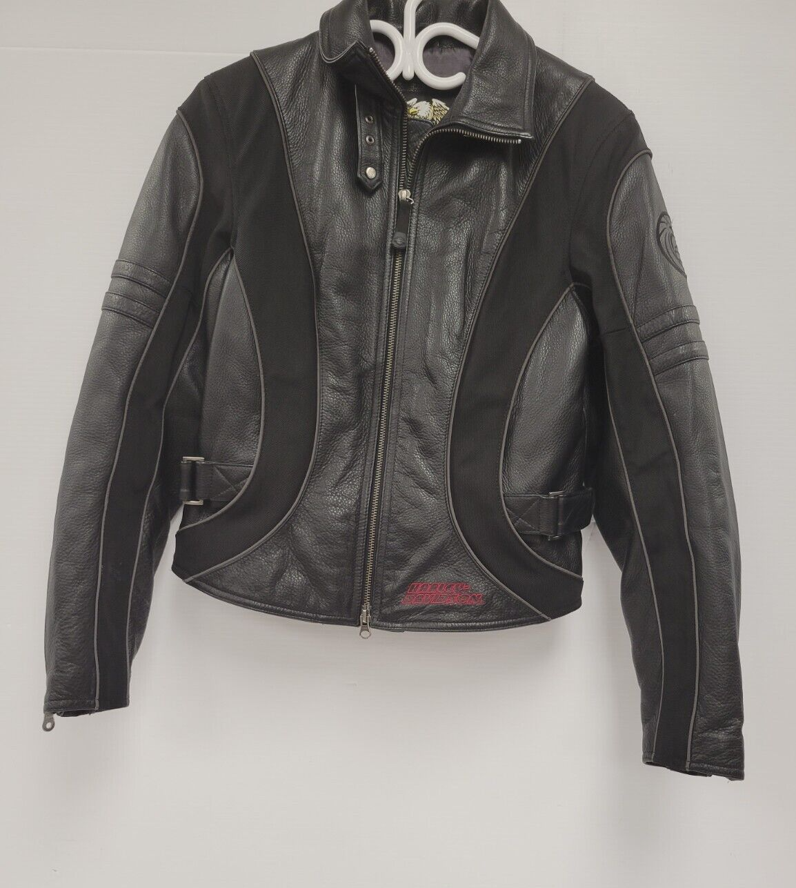 (63680-3) Harley Davidson Women's Leather Jacket - Size S