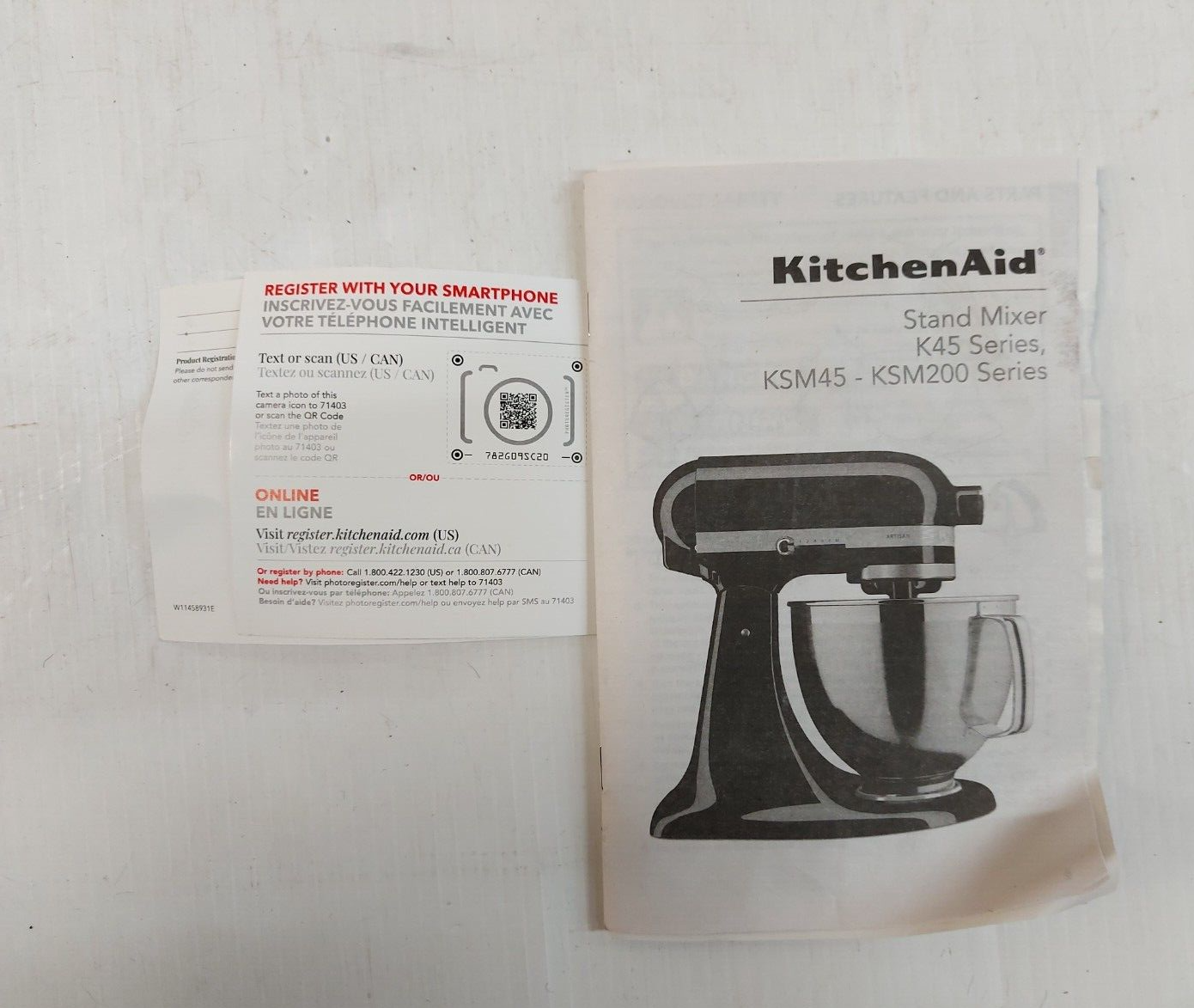 (N86902-1) Kitchen Aid K45 Series Mixer