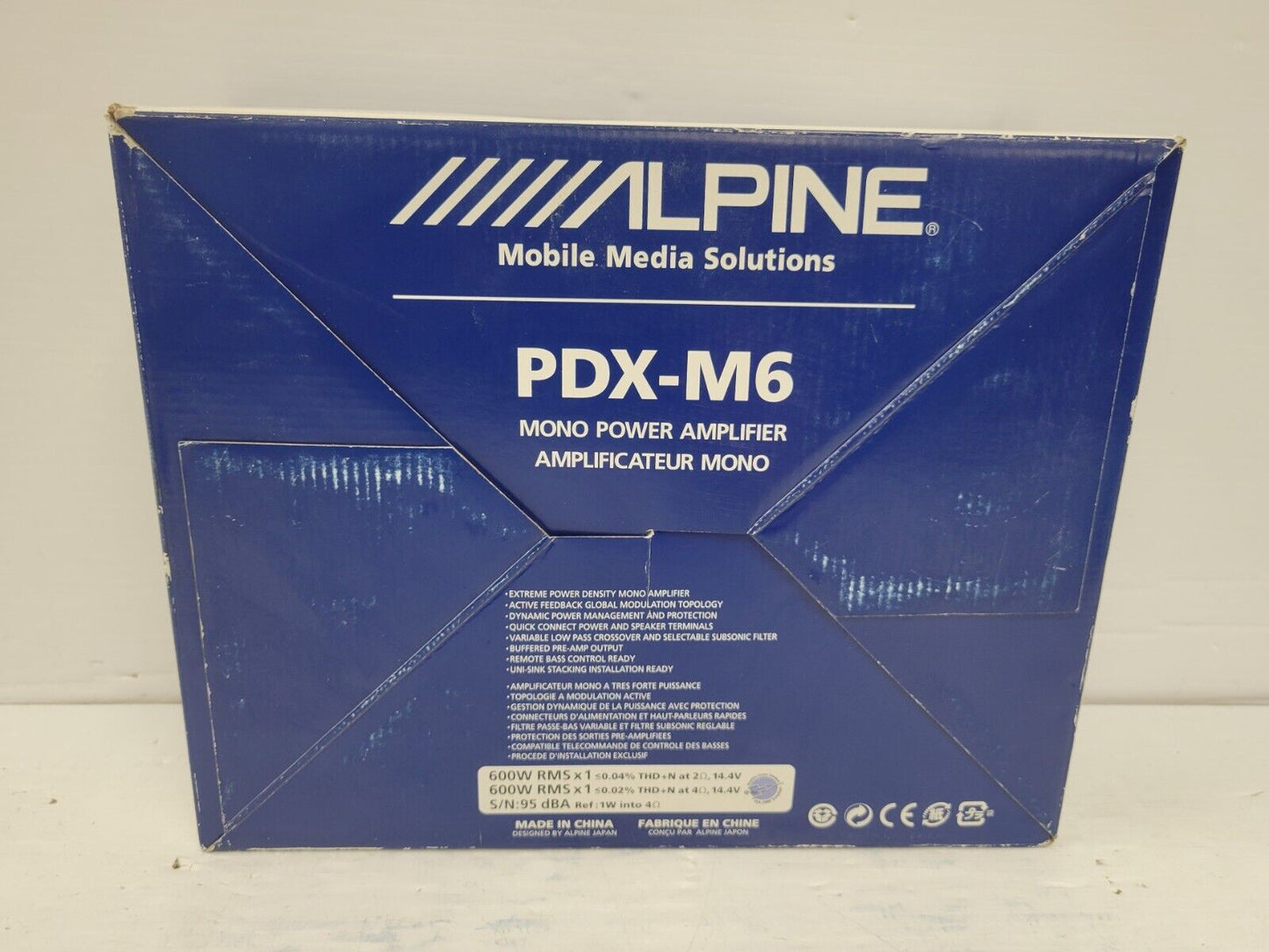 (65486-4) Alpine PDX-M6 Car Amp