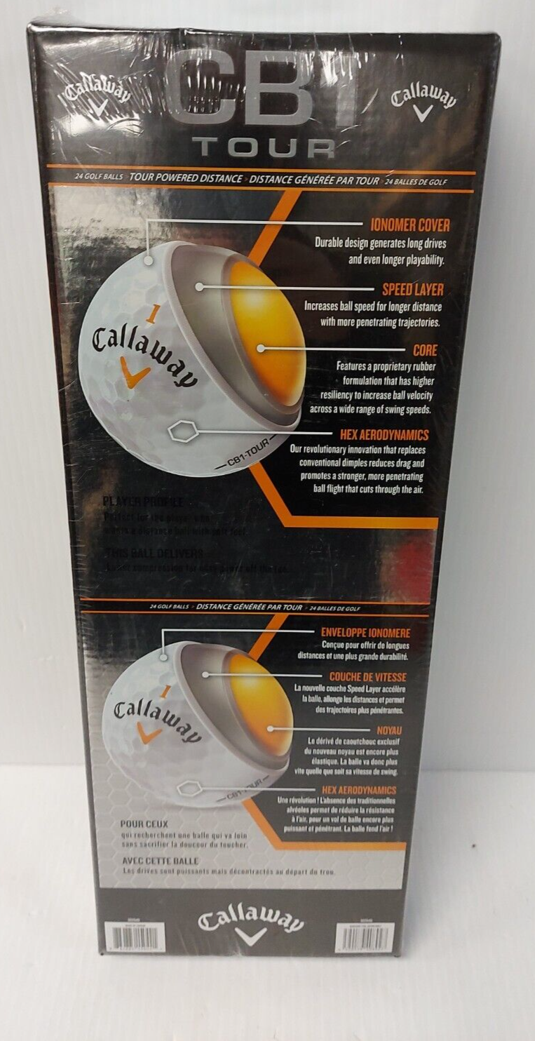 (NI-21754) Callaway CBI Tour 24pc Golf Ball Set