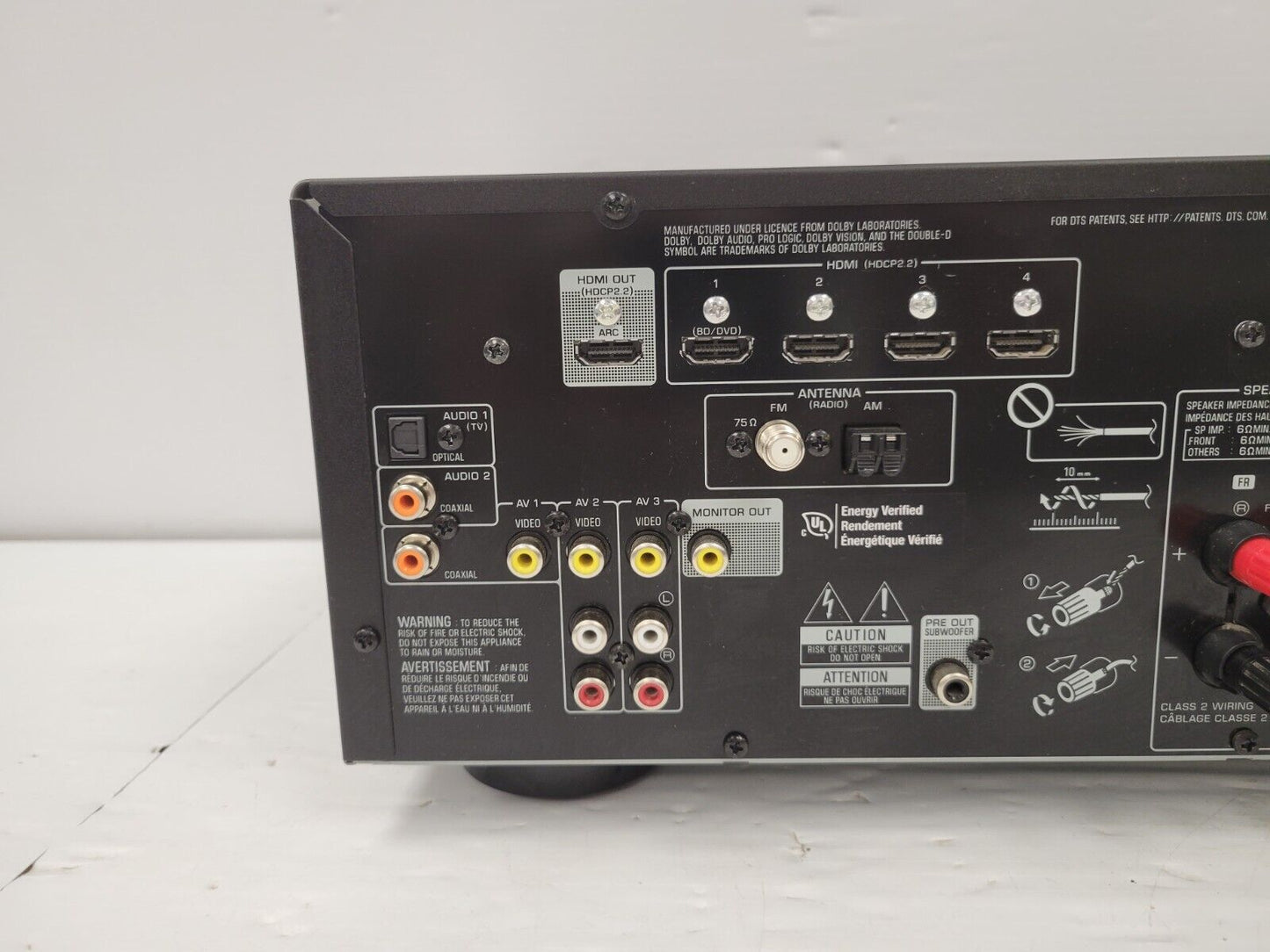 (65210-1) Yamaha RX-V385 Receiver