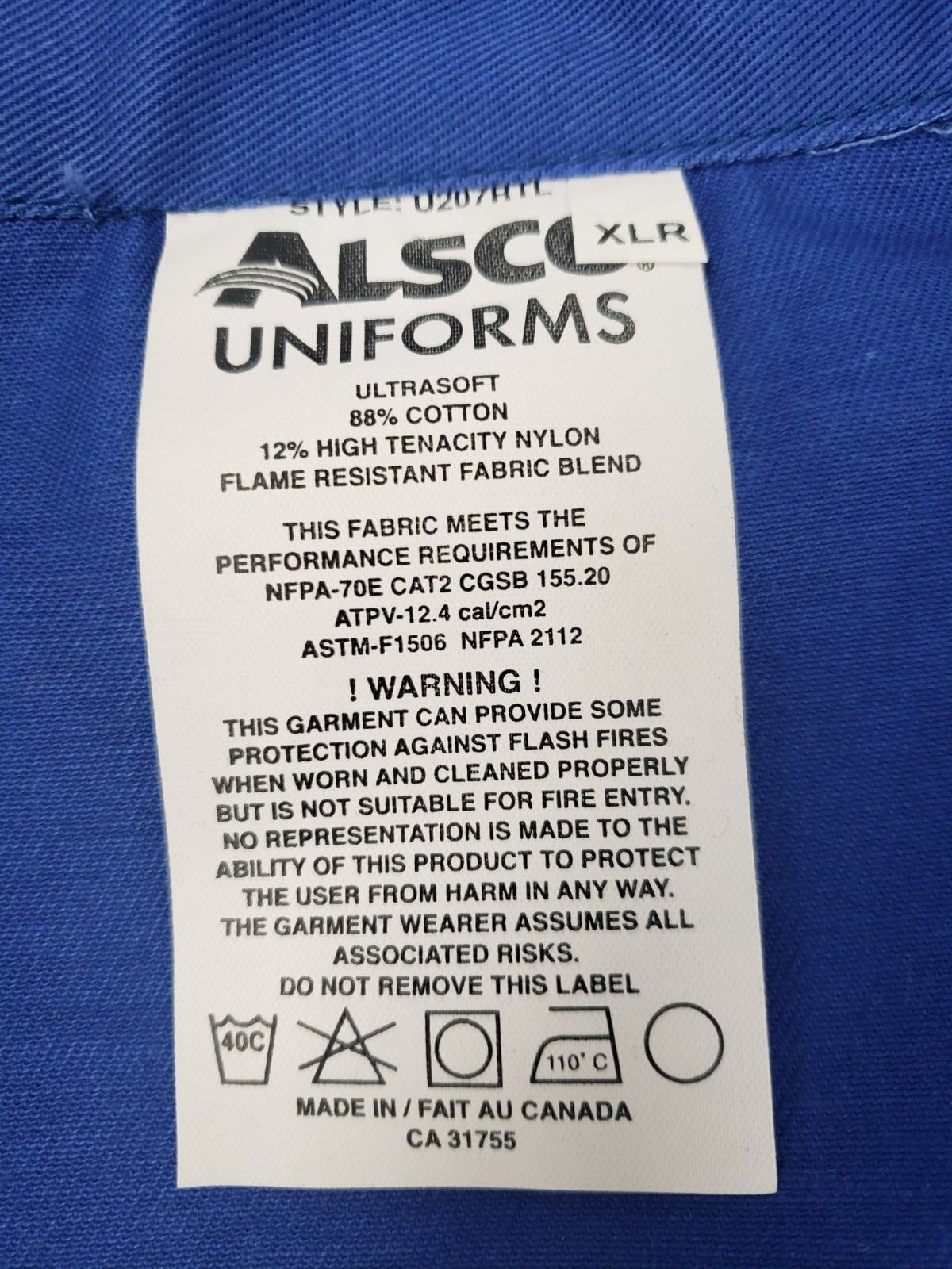 (68169-1) Alsco 3M High Visibility Work Coveralls - XLR