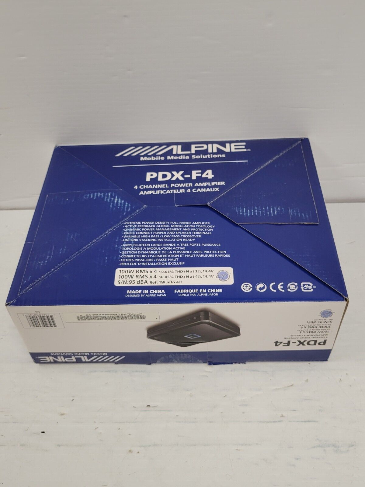 (65486-3) Alpine PDX-F4 Car Amp