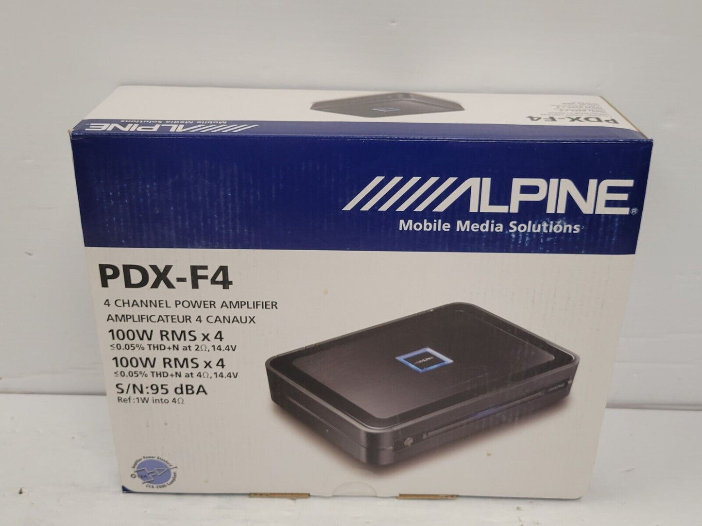 (65486-3) Alpine PDX-F4 Car Amp