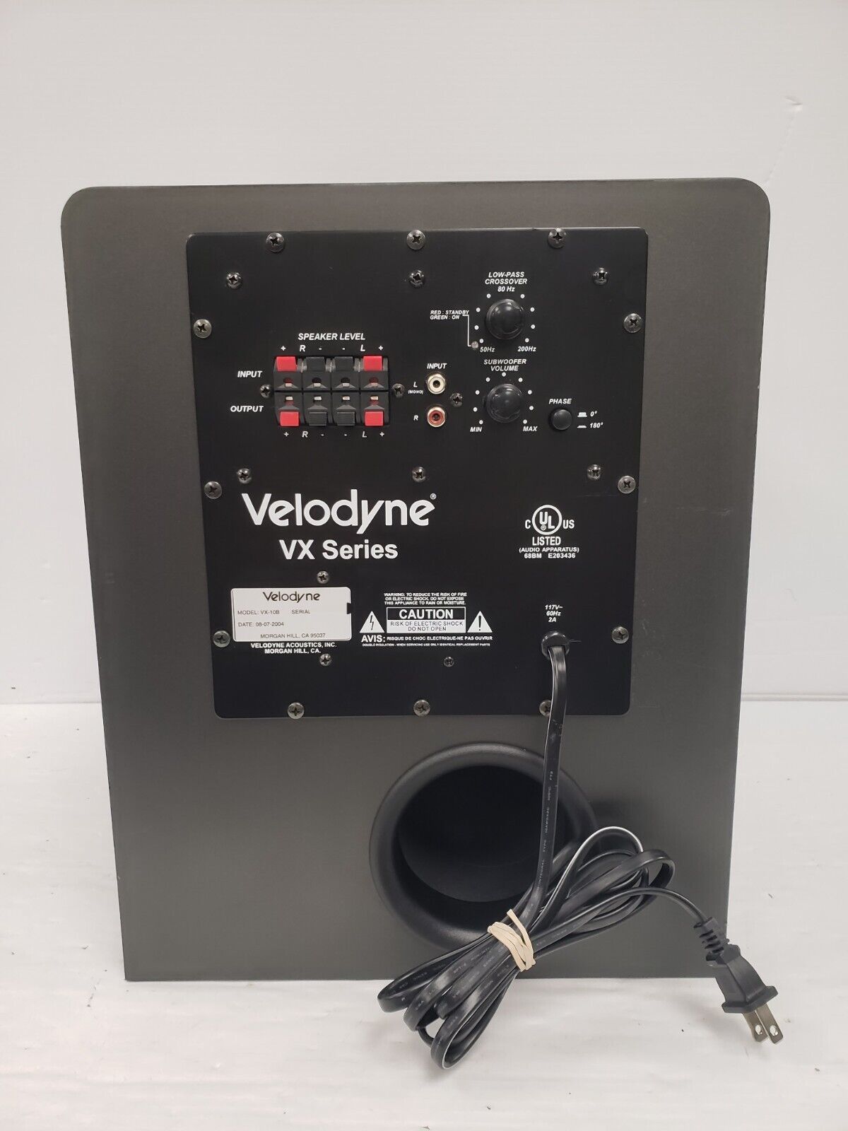 (64951-1) Velodyne VX-10B VX Series Powered Subwoofer