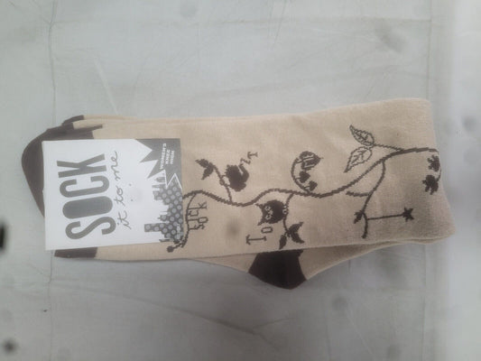 Chaussettes hautes pour moi, hibou dans un arbre