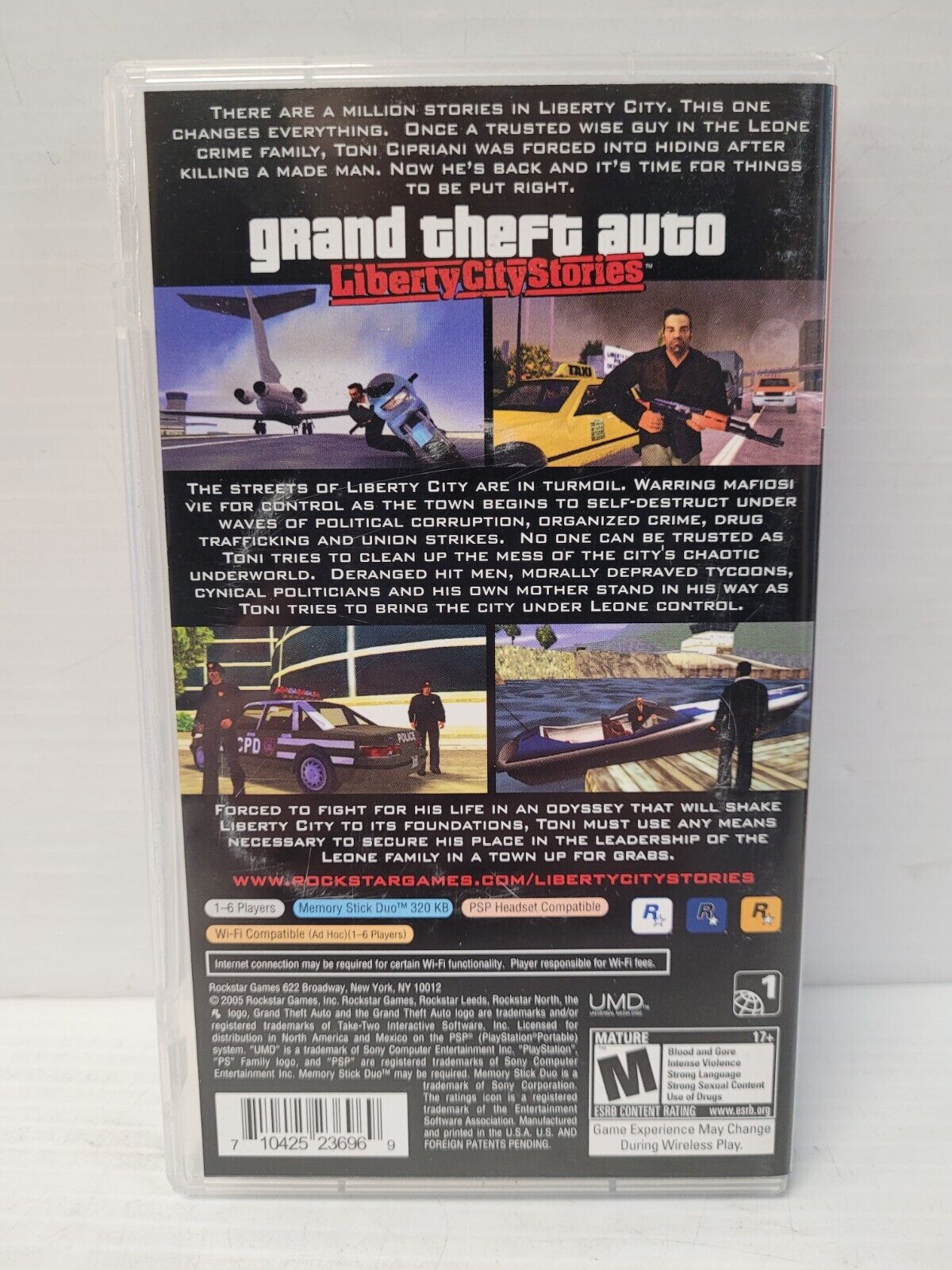 (NI-18994) PSP Grand Theft Auto Liberty City Stories Game