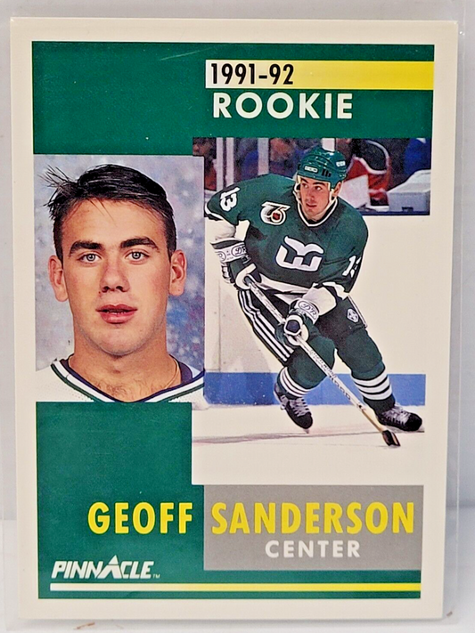 (NI-19174) Carte de recrue Geoff Sanderson 1991-92