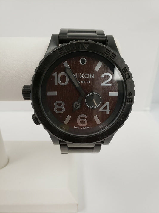 (I-2093) Montre Nixon - Marron/Noir