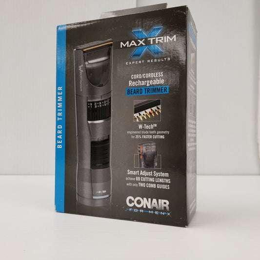 (13675-2) Tondeuse à barbe rechargeable Conair GMT830SDMC