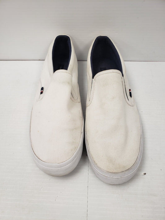 (22004-1) Chaussures blanches Hilfiger-Taille 8