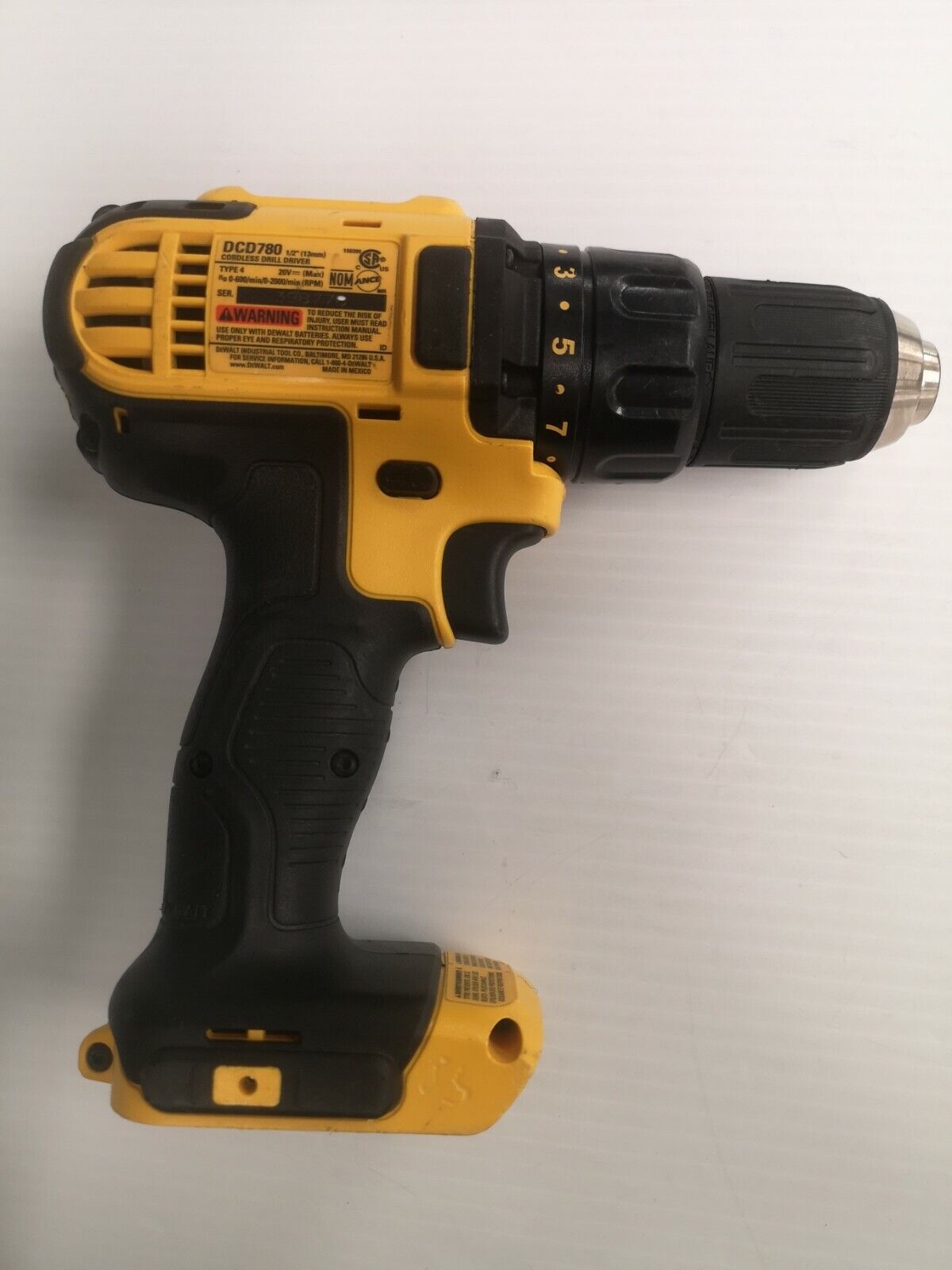 (NI-6546) Dewalt Drill DCD780